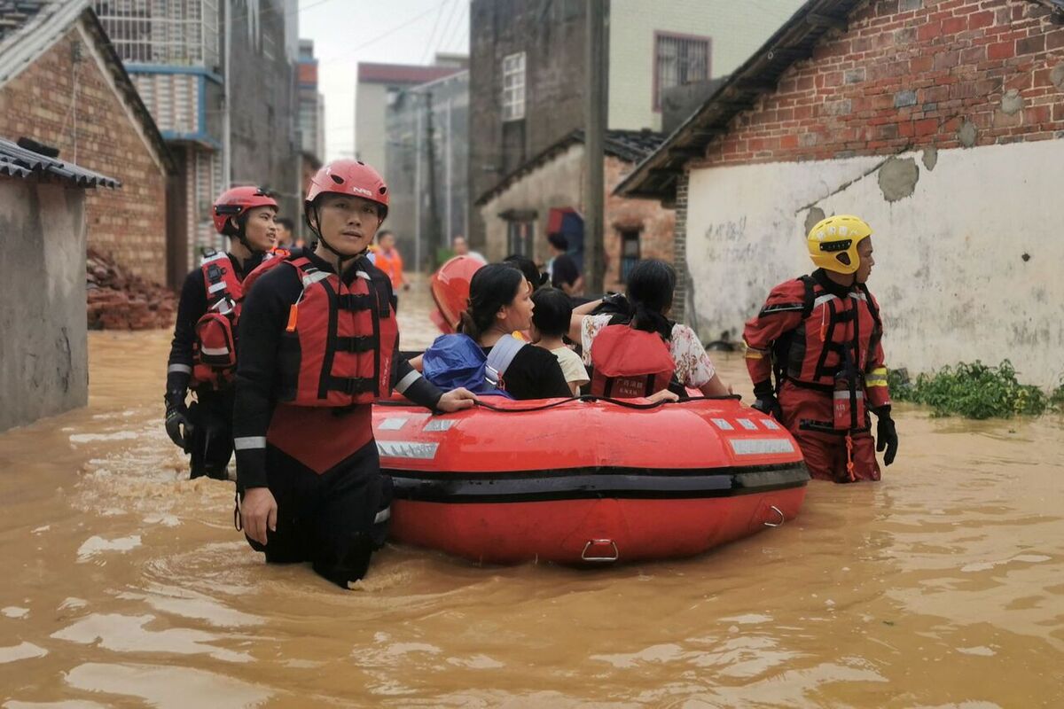 ویدئو| بارندگی شدید در شهر شنژن چین