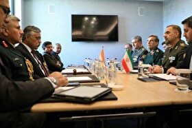 مقامات نظامی ایران و هند بر گسترش همکاری‌های دفاعی و نظامی تاکید کردند