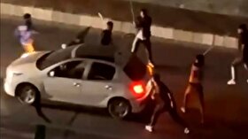 ویدئو| لحظه دستگیری ۷نفر از اراذل و اوباش ارومیه