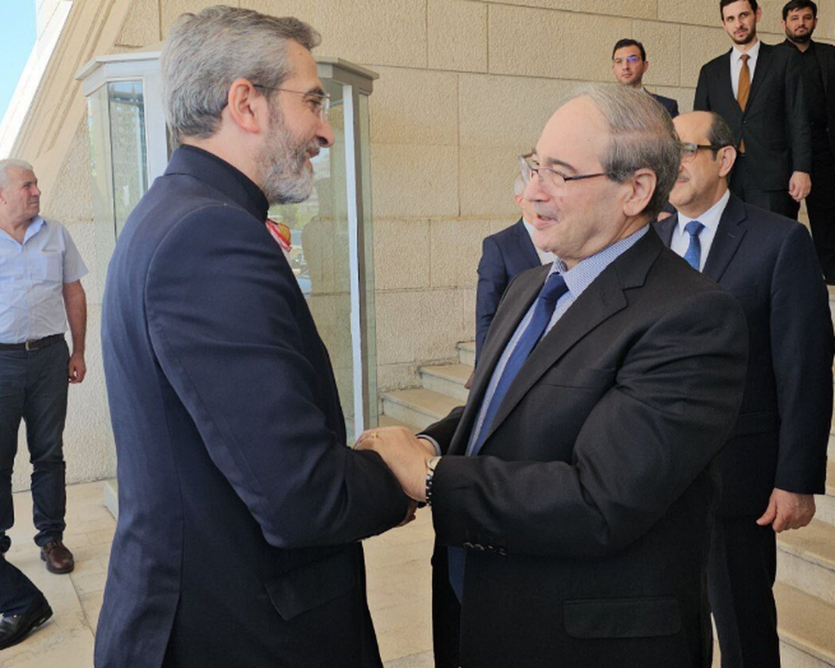 باقری‌کنی با وزیر امور خارجه سوریه دیدار کرد (۱۵ خرداد ۱۴۰۳)