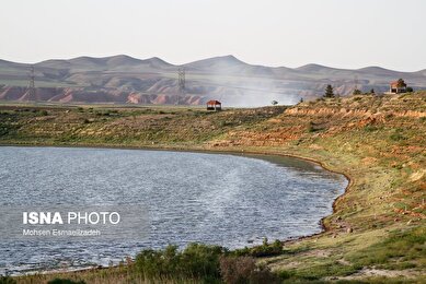 عکس‌هایی از دریاچه بزنگان در خراسان رضوی