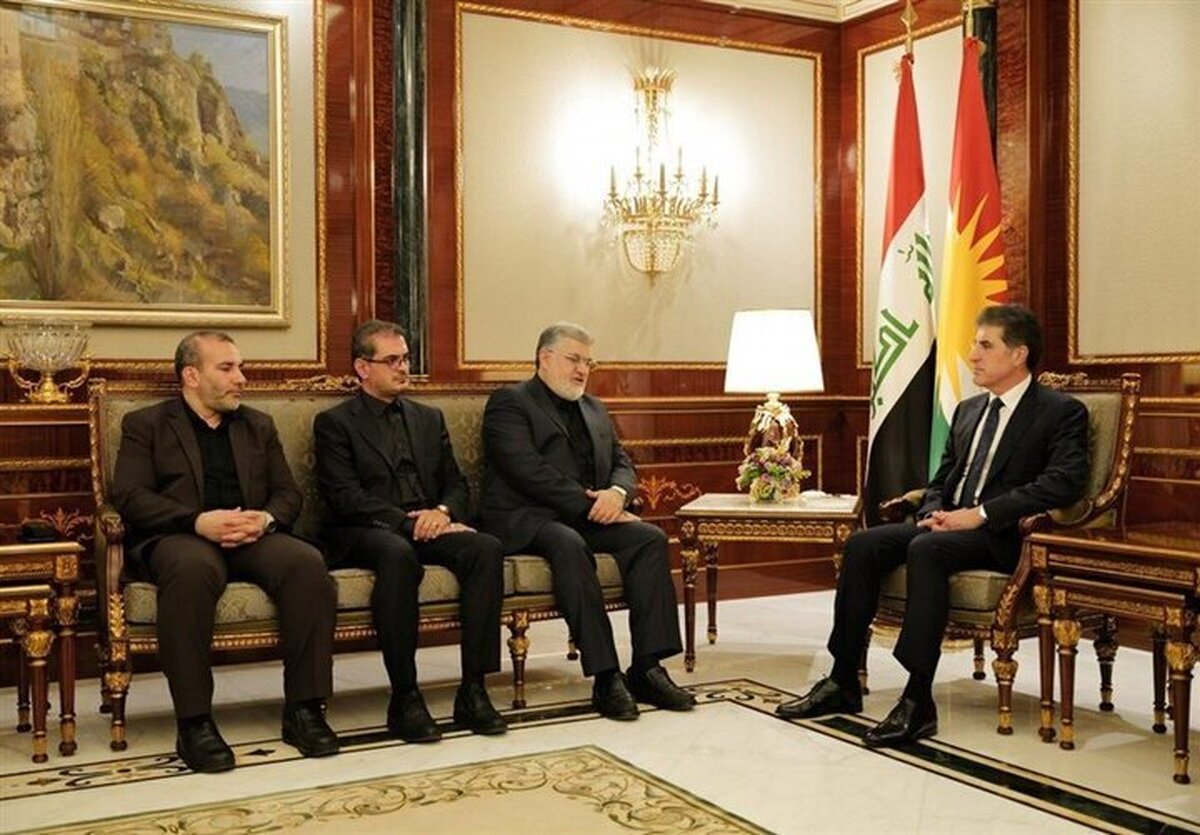 رئیس اقلیم کردستان عراق با هیئت ایرانی دیدار کرد