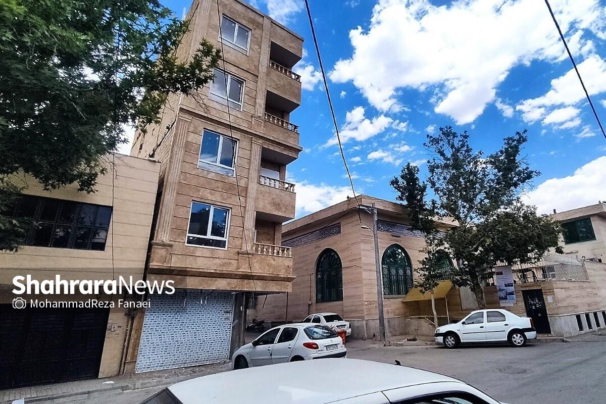 ساختمان عجیب در مشهد که هر لحظه امکان ریزش دارد | گزارش شهرآرانیوز از ساختمان ناایمن در بلوار حر عاملی