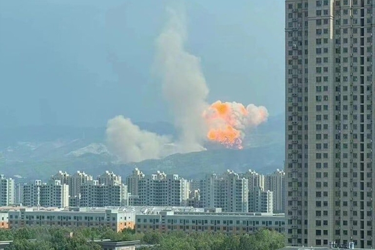 موشک چینی هنگام آزمایش سقوط کرد