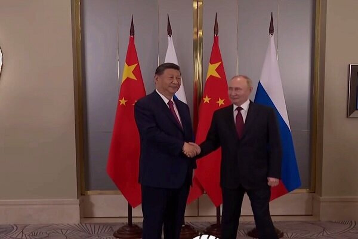 پوتین: روابط مسکو و پکن بر اساس منافع متقابل بنا شده است + فیلم
