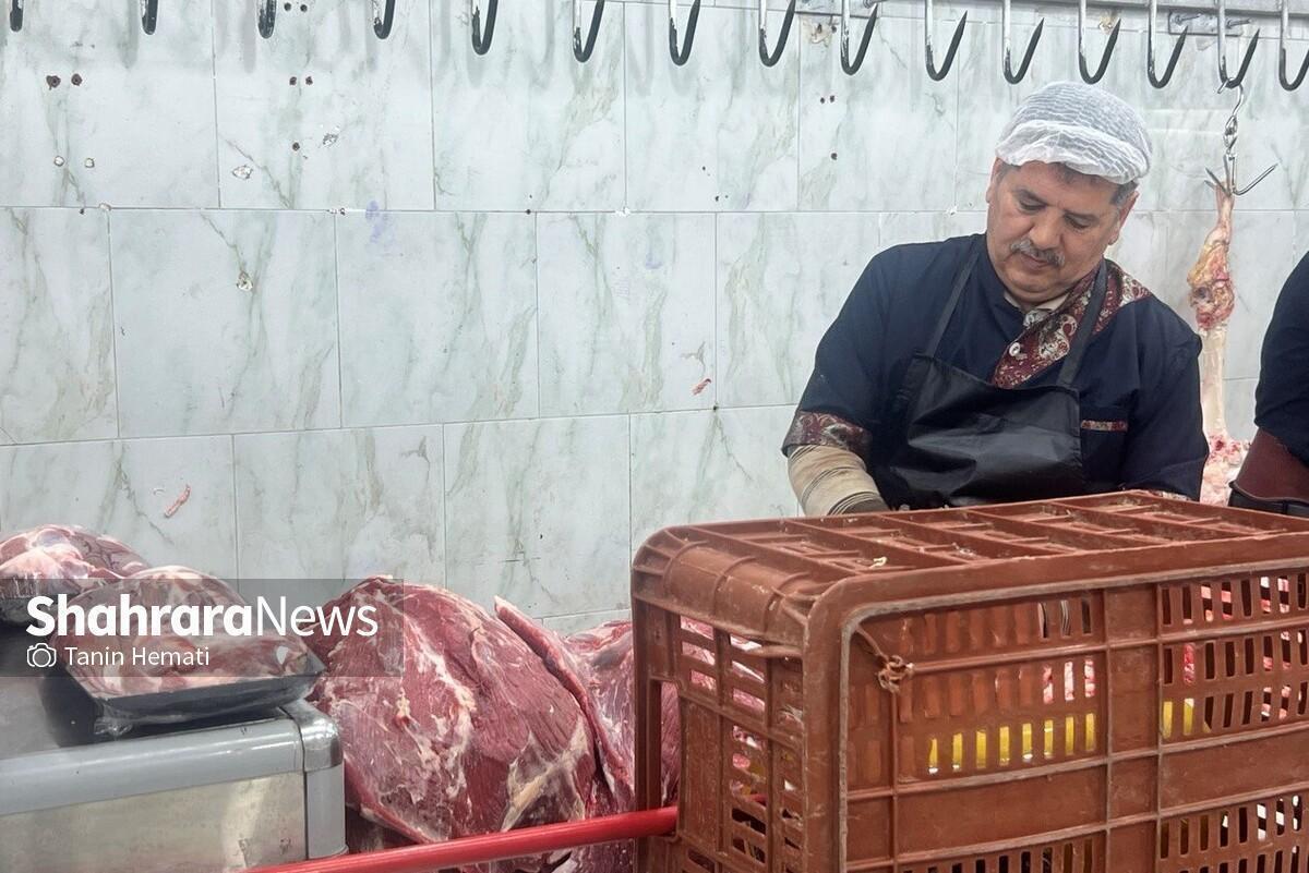 کنترل قیمت گوشت قرمز دامی در بازار مشهد