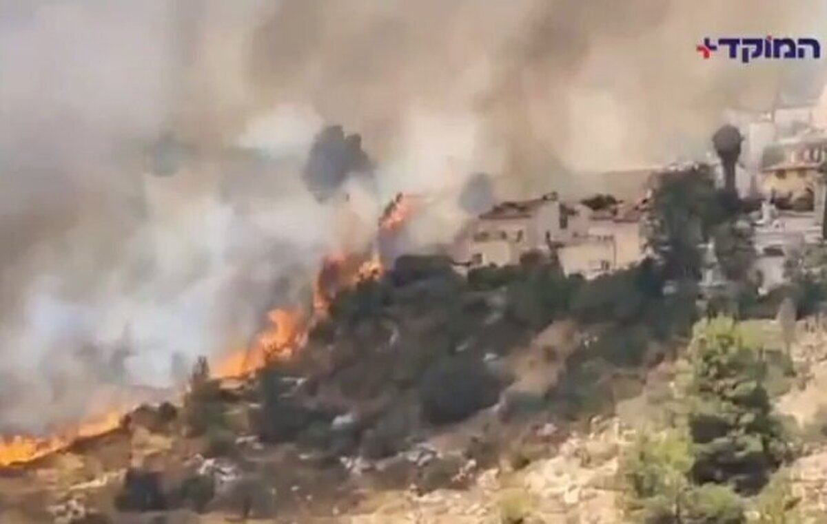حزب الله شمال فلسطین اشغالی را به آتش کشید (۲۲ تیر ۱۴۰۳)