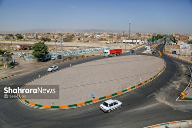 بهره‌برداری از پل دوم و اصلاح هندسی ورودی جاده سرخس به مشهد