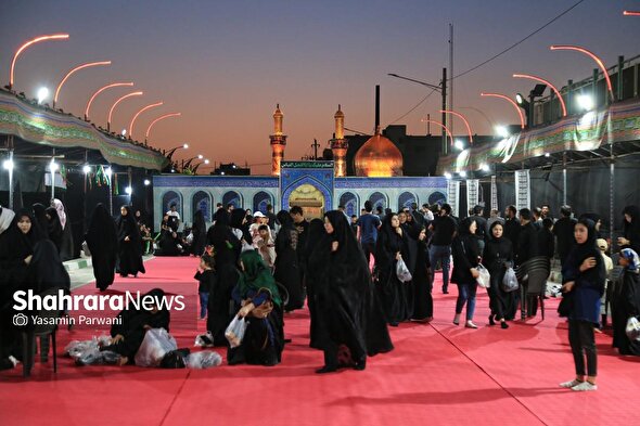 عکس‌هایی از نمایشگاه «عرفات تا فرات» در محله گلشهر مشهد