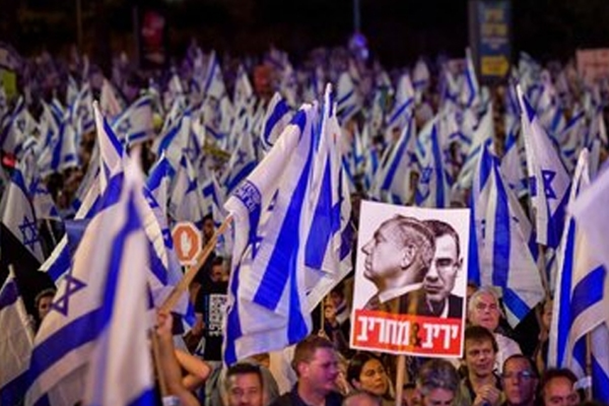 تظاهرات هزاران‌نفری در تل‌آویو برای آزادی اسرا + فیلم (۳۰ تیر ۱۴۰۳)