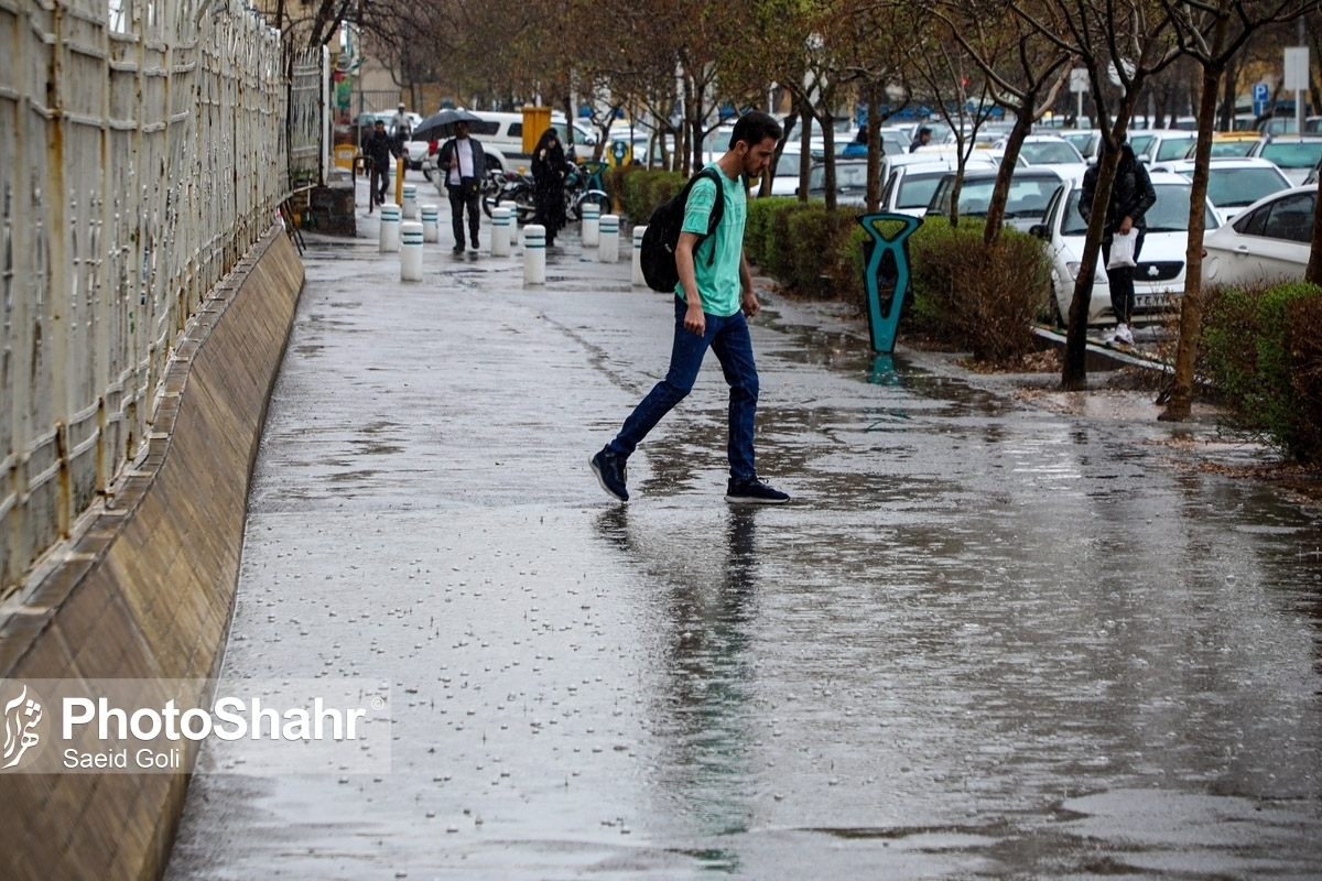 پیش‌بینی رگبار باران برای نقاط مختلف کشور (۴ تیر ۱۴۰۳)