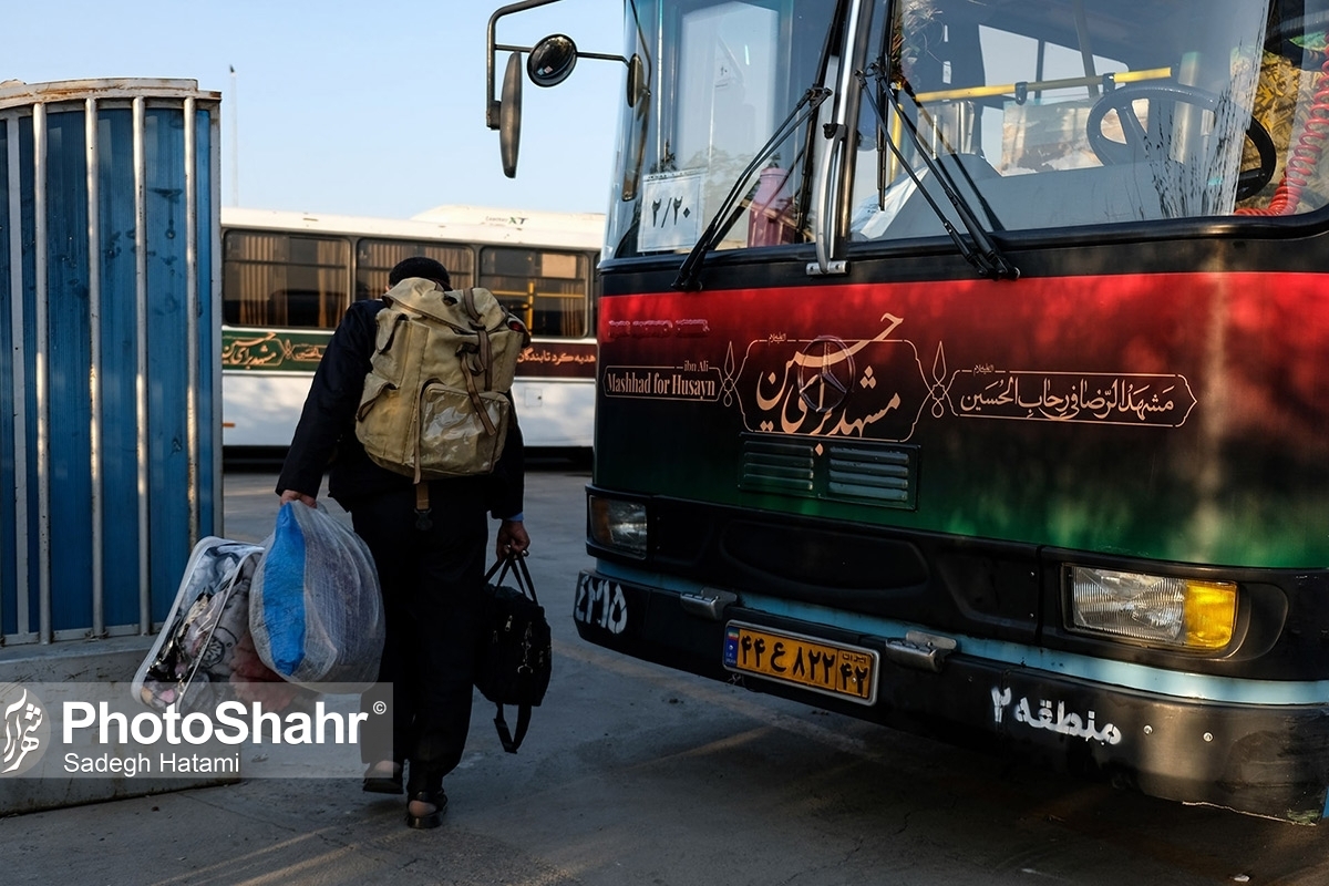 هنوز قیمت بلیت‌های اتوبوس در مشهد برای اربعین اعلام نشده است