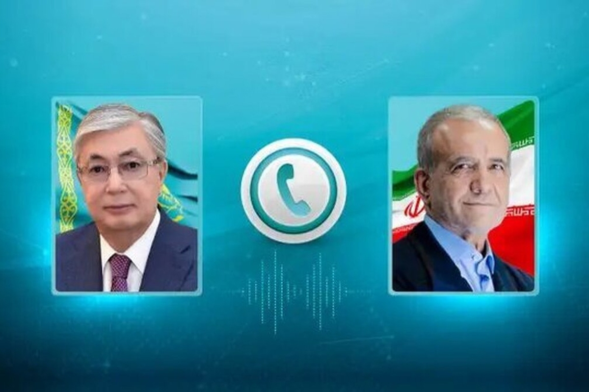 گفت و گوی تلفنی رئیس جمهور منتخب با رئیس جمهور قزاقستان