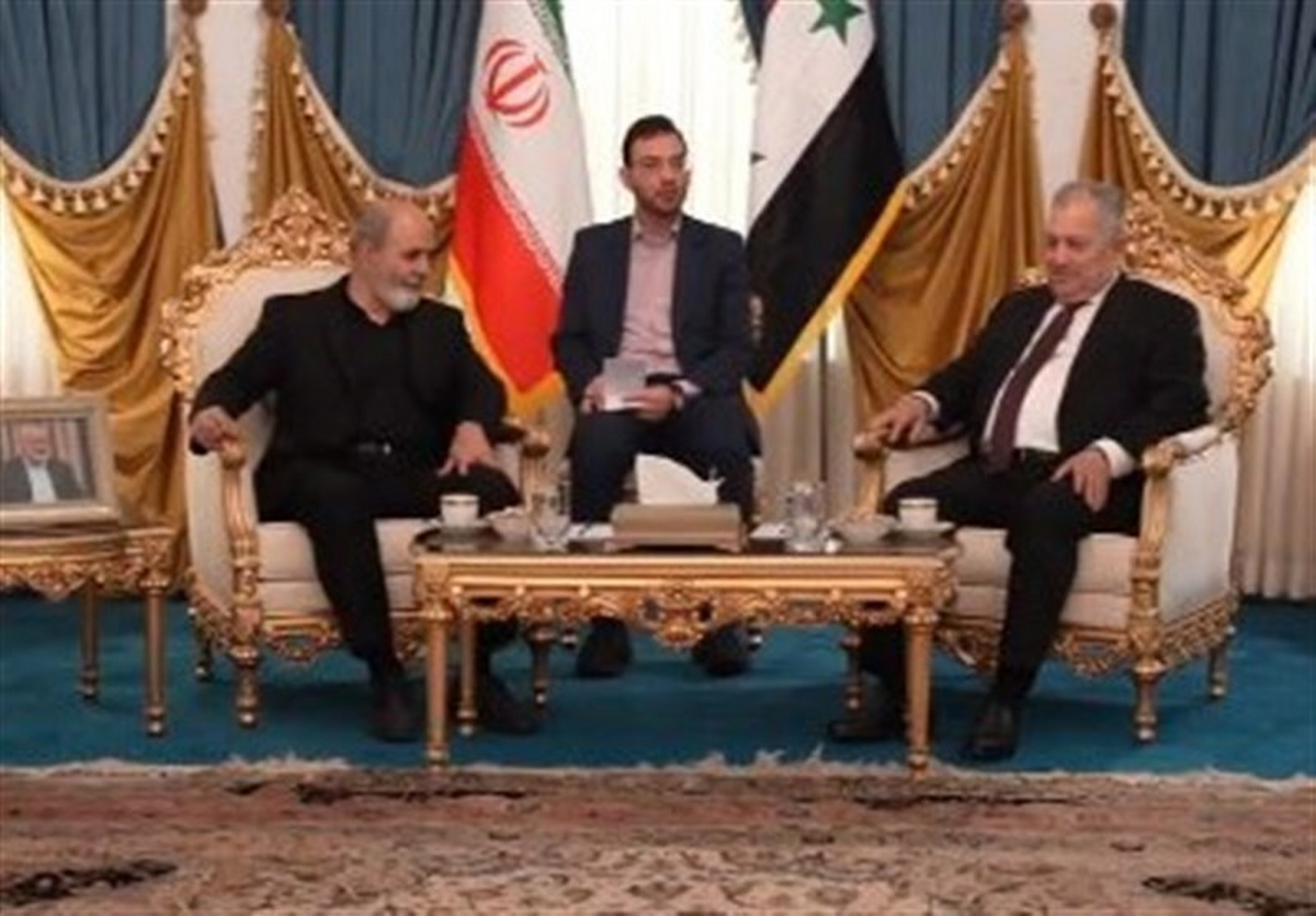دبیر شورای عالی امنیت ملی با نخست وزیر سوریه دیدار کرد