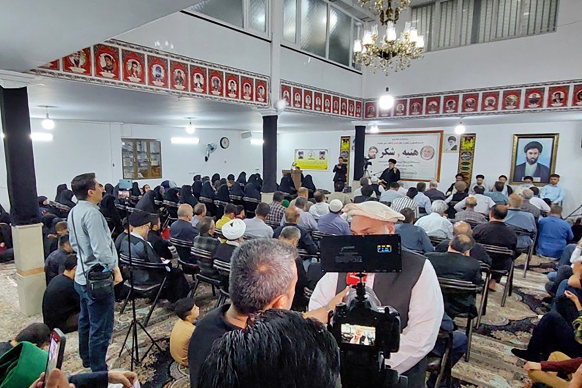 مهاجران افغانستانی مقیم مشهد یاد شهید «اسماعیل هنیه» را گرامی داشتند