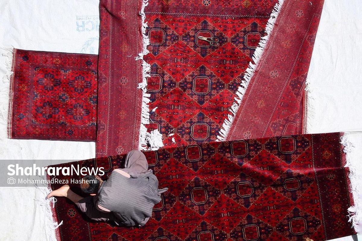 فرش دست‌باف ایران در کما | به ازای هر تبعه افغان، صد فرش تولید افغانستان وارد بازار ایران می‌شود!