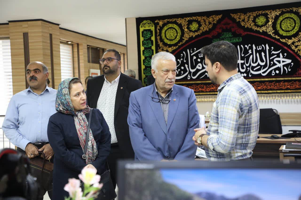 بازدید مدیران شهری مشهد و استانی خراسان‌رضوی از مؤسسه فرهنگی شهرآرا در آستانه روز خبرنگار (۱۶ مرداد ۱۴۰۳)