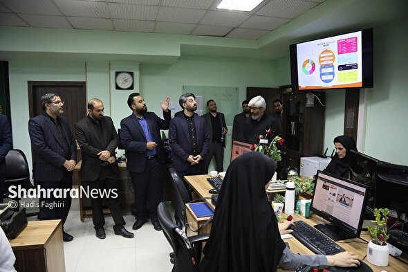 بازدید جمعی از مسئولین شهری و استانی مشهدمقدس از موسسه فرهنگی شهرآرا (۵) (۱۷ مرداد ۱۴۰۳)