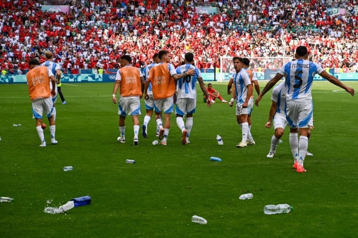 واکنش لیونل مسی به اتفاقات بازی آرژانتین و مراکش+ عکس
