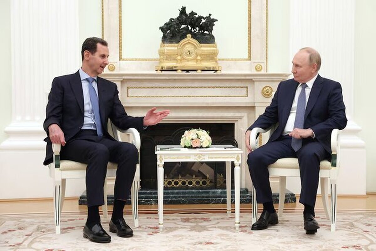 پوتین با اسد در کاخ کرملین دیدار کرد