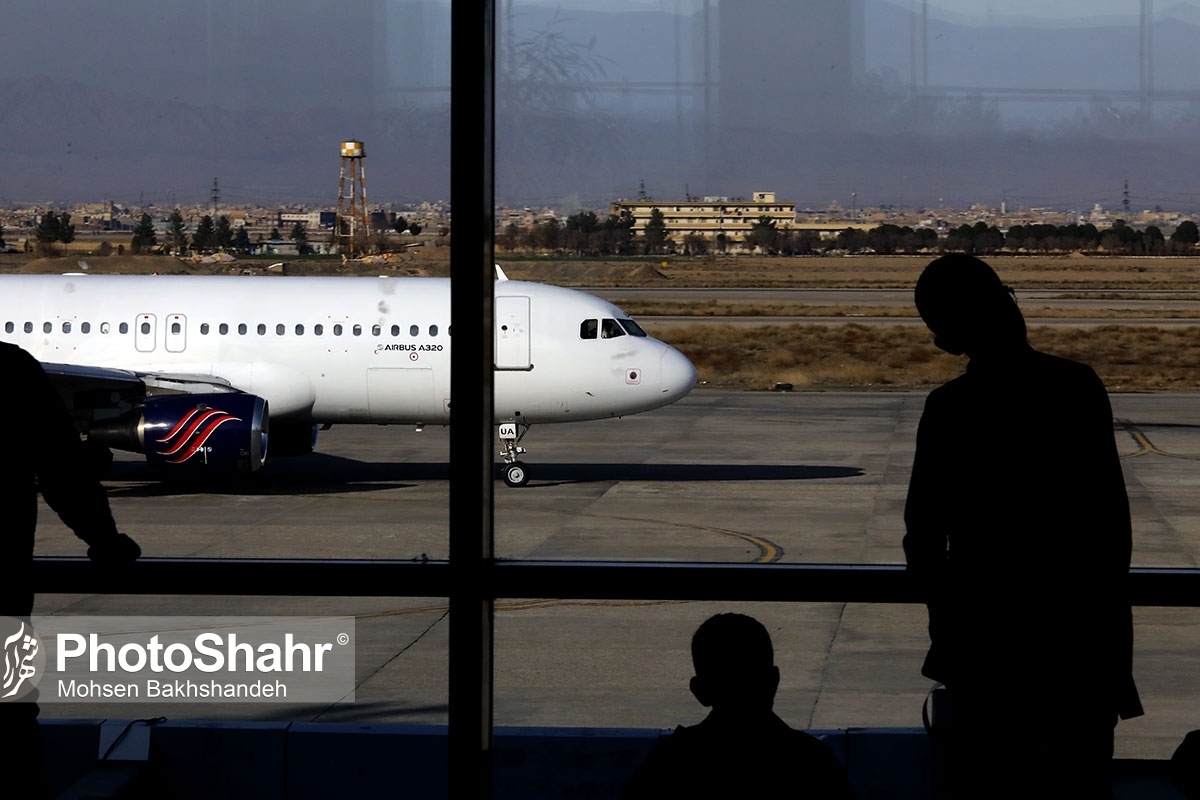 رشد ۲۴ درصدی پرواز‌های داخلی و خارجی فرودگاه مشهد در خرداد ۱۴۰۳