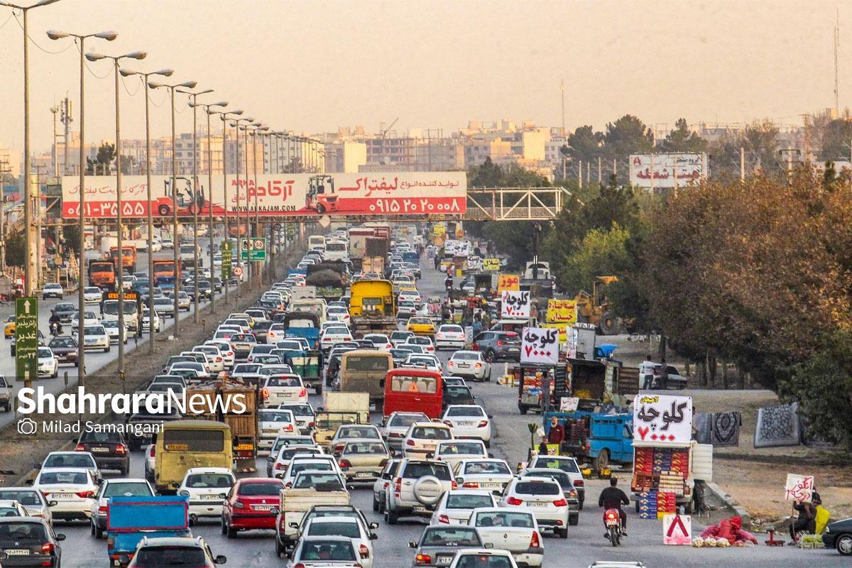 معضل فروشندگان سیار در بزرگراه پیامبر اعظم (ص) مشهد | جاده بازار