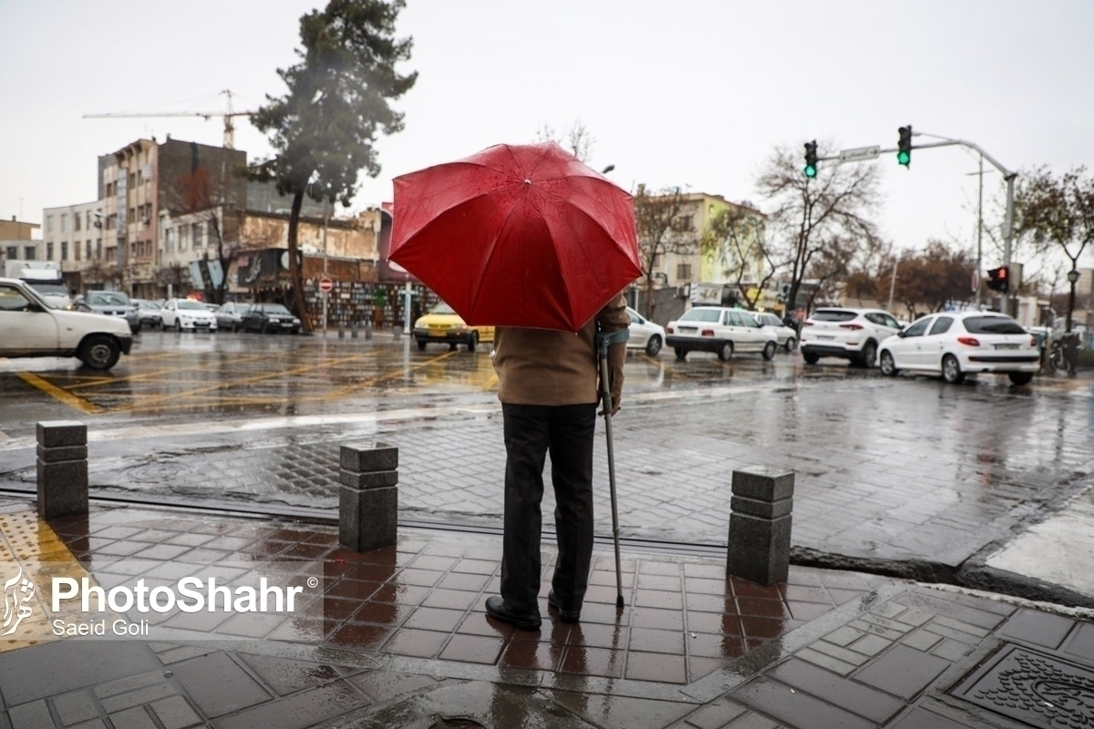 پیش‌بینی هواشناسی مشهد و خراسان رضوی (چهارشنبه، ۳۰ آبان ۱۴۰۳) | رگبار باران در سطح استان