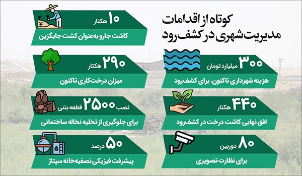 تحول سبز مشهد با کاشت ۴۴۰ هکتار درخت در کشف‌رود