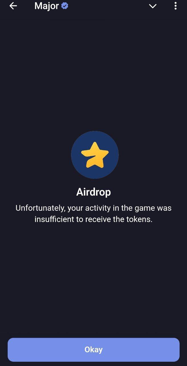 مقدار توکن های کاربر با فاجعه airdrop پولی تعیین می شود