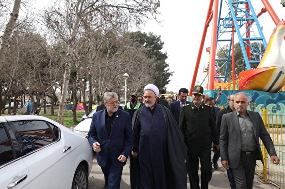 بازدید شهردار مشهد و مدیرکل بازرسی خراسان رضوی از بوستان زائرپذیر غدیر مشهد + فیلم