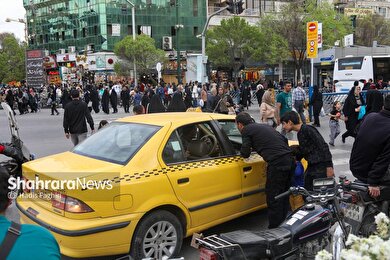 گزارش تصویری | زائران نوروزی در خیابان امام‌رضا(ع) مشهد