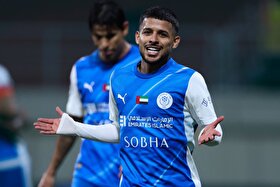 شب طلایی «باشو» در امارات | قایدی بهترین بازیکن النصر شد + عکس