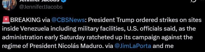 حمله آمریکا به ونزوئلا با دستور مستقیم ترامپ | انفجارهای پیاپی در کاراکاس (۱۳ دی ۱۴۰۴) + فیلم و عکس حمله آمریکا به ونزوئلا با دستور مستقیم ترامپ | انفجارهای پیاپی در کاراکاس (۱۳ دی ۱۴۰۴) + فیلم و عکس