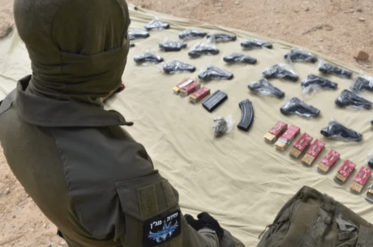 رسوایی امنیتی در اسرائیل | کشف مخفیگاه بزرگ سلاح‌های سرقت شده از ارتش در مرز شمالی + فیلم