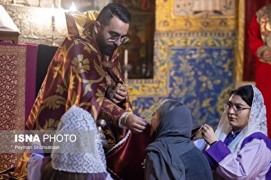 گزارش تصویری | مراسم «تقدس آب و عشای ربانی» - کلیسای بیت لِحِم مقدس اصفهان