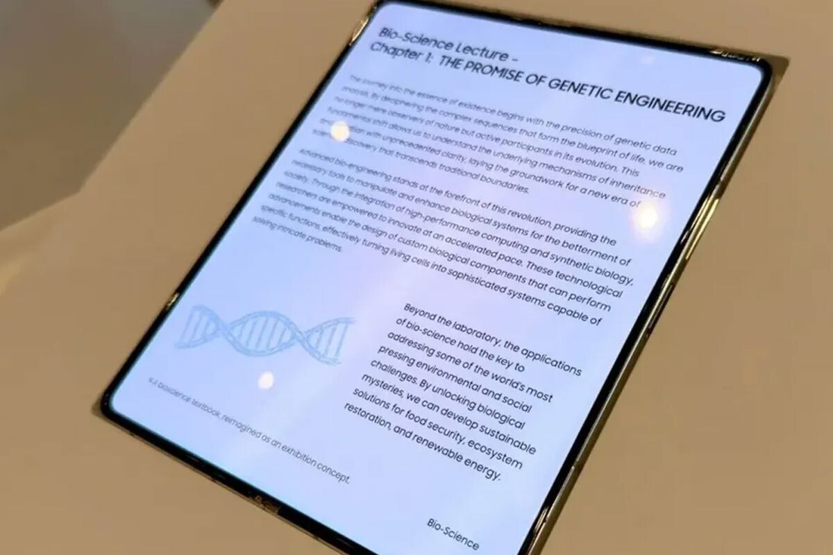 سامسونگ دیسپلی در نمایشگاه CES ۲۰۲۶ از نخستین پنل تاشو اولد بدون چین‌خوردگی رونمایی کرد.