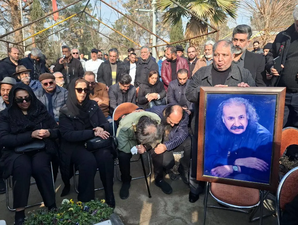 مراسم تشییع و خاکسپاری سعید پیردوست، بازیگر تلویزیون و سینما + فیلم و عکس