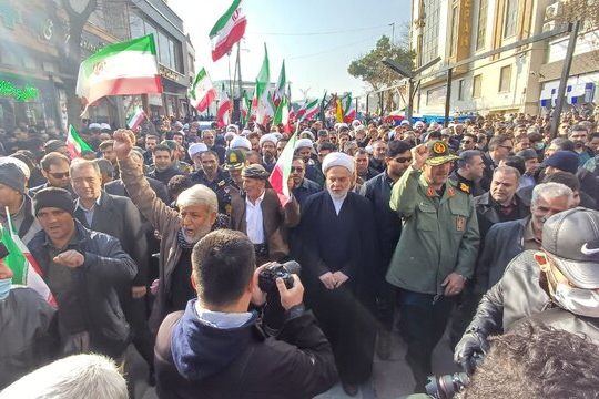 آغاز اجتماع باشکوه مردم ایران در محکومیت اغتشاشات اخیر در کشور (۲۲ دی ماه ۱۴۰۴)