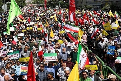 آغاز اجتماع باشکوه مردم ایران در محکومیت اغتشاشات اخیر در کشور (۲۲ دی ماه ۱۴۰۴)