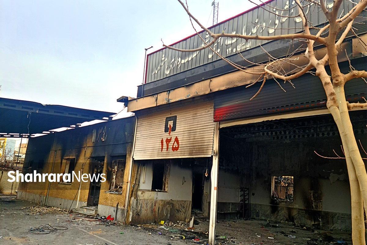 برخی آتش نشان‌های مشهد از مواجهه با اغتشاشگران می‌گویند و اختلالی که در روند امدادرسانی شان، ایجاد شده است.