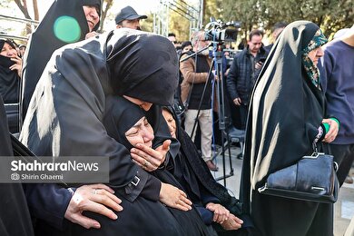 گزارش تصویری | مراسم تدفین پیکرهای شهدای مدافع امنیت در آرامستان بهشت‌رضا(ع) مشهد