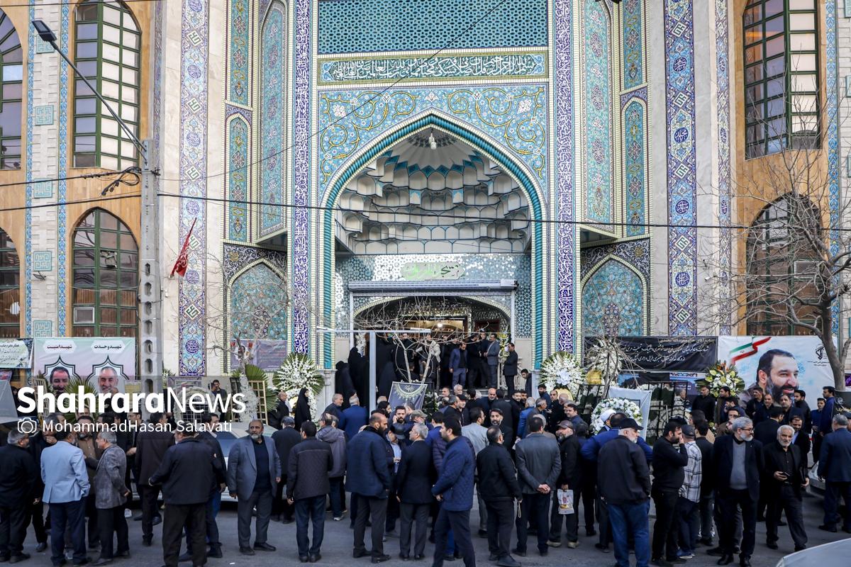 مراسم بزرگداشت شهید مدافع امنیت «فرج‌الله شوشتری» در مشهد برگزار شد