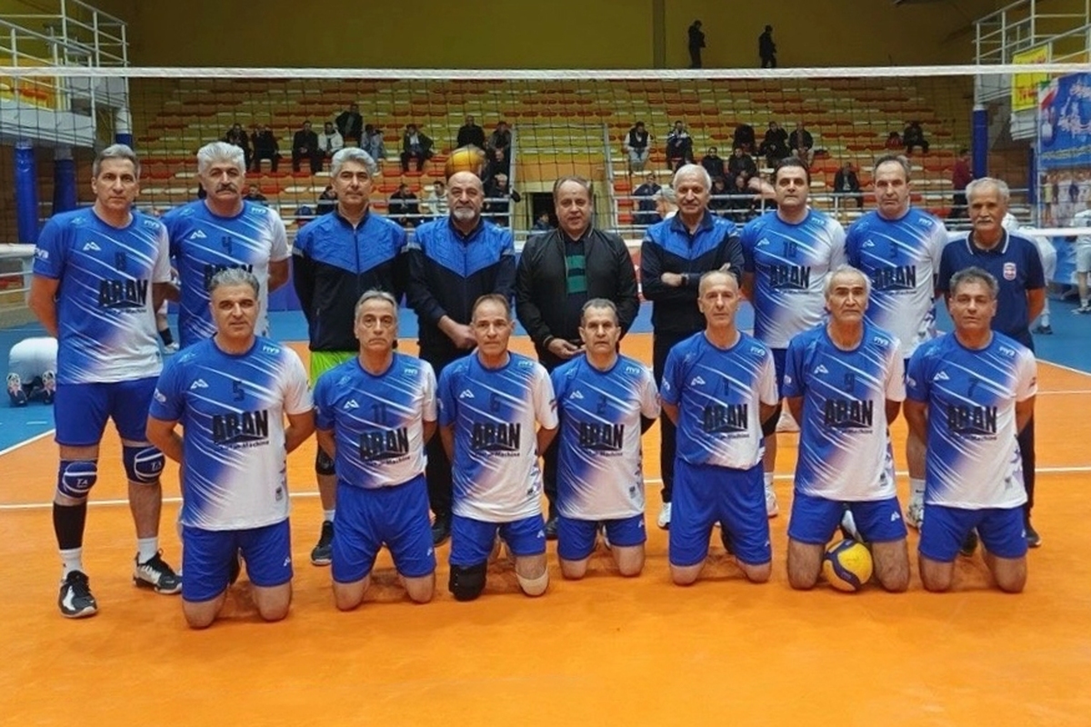 نایب‌قهرمانی پیشکسوتان والیبال استان | موسپیدان درخشیدند