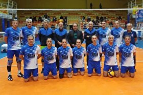 نایب‌قهرمانی پیشکسوتان والیبال استان | موسپیدان درخشیدند