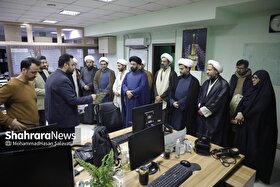 بازدید اعضای مجمع روحانیون عضو شورای شهر‌های کشور از مؤسسه فرهنگی شهرآرا + عکس
