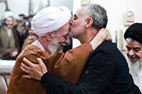 مراسم بزرگداشت علامه مصباح یزدی و شهید سلیمانی در دانشگاه تهران برگزار شد