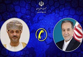 گفتگوی تلفنی وزرای امور خارجه ایران و عمان