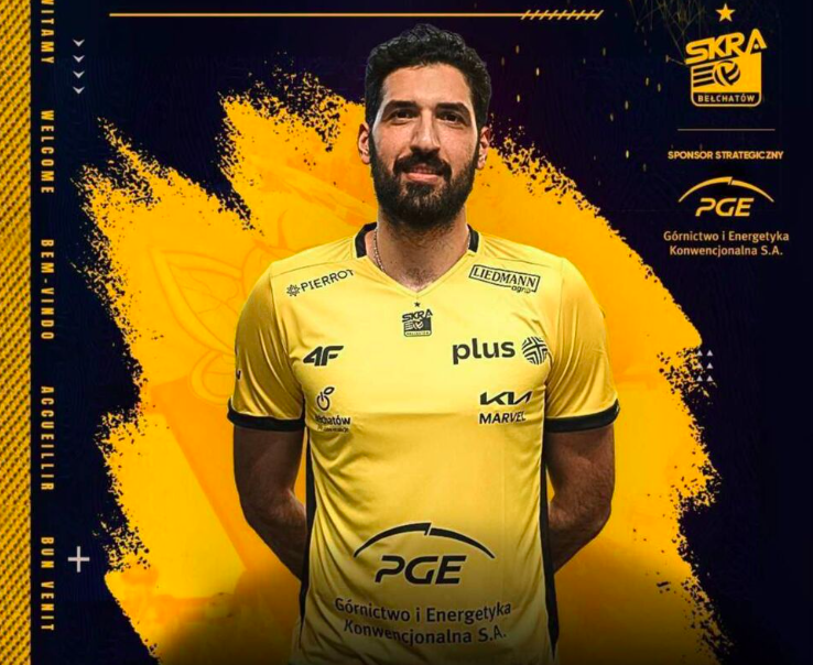 لژیونر والیبال ایران به غول لهستانی پیوست + عکس لژیونر والیبال ایران به غول لهستانی پیوست + عکس