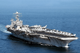 ناوگروه «آبراهام لینکلن» آمریکا به فاصله ۱۴۰۰ کیلومتری بندر چابهار عقب‌نشینی کرد