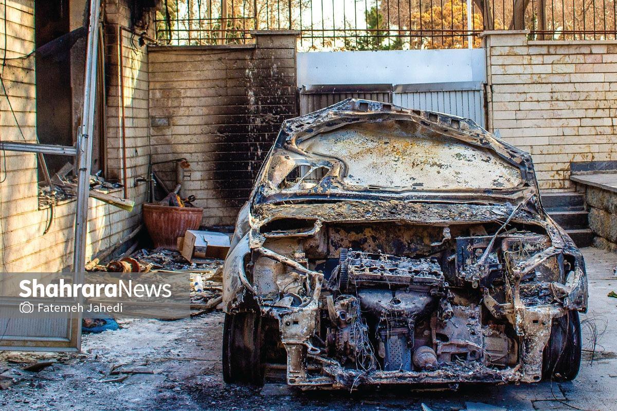 نجات معجزه‌آسای اهالی خانه‌ای در وکیل‌آباد مشهد از چنگ اغتشاشگران